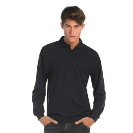 B&C SAFRAN LSL MEN PIQUE